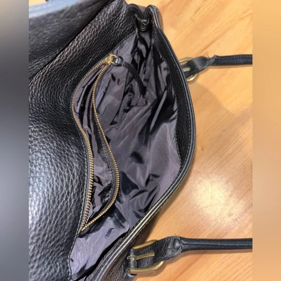 MIUMIU Archive Tote Semi Shoulder bag Logo Leather Black - Picture 10 of 14